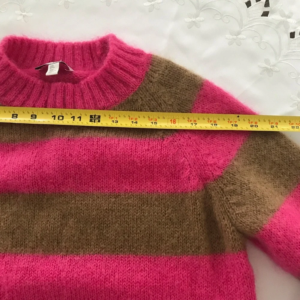 NWOT COS  Knitted   Mohair Wool Sweater SZ XS - Picture 3 of 13